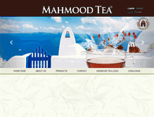 Tablet Screenshot of mahmoodtea.com